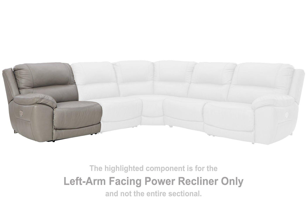 Dunleith Power Reclining Sectional Sectional Ashley Furniture