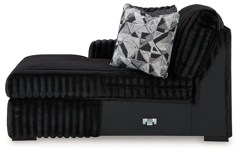 Midnight-Madness Sectional Sofa with Chaise Chofa Ashley Furniture