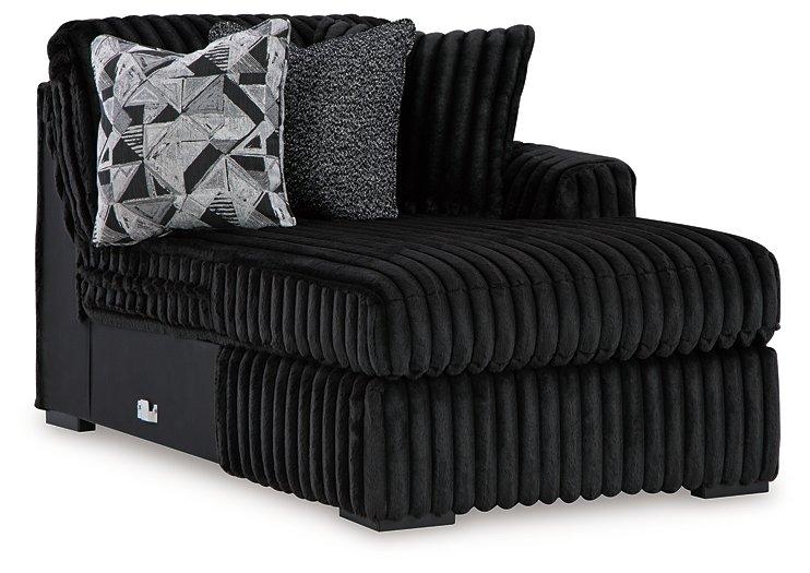 Midnight-Madness Sectional Sofa with Chaise Chofa Ashley Furniture