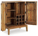 Dressonni Bar Cabinet Server Ashley Furniture