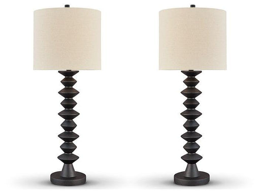 Luanndon Lamp Set Table Lamp Set Ashley Furniture