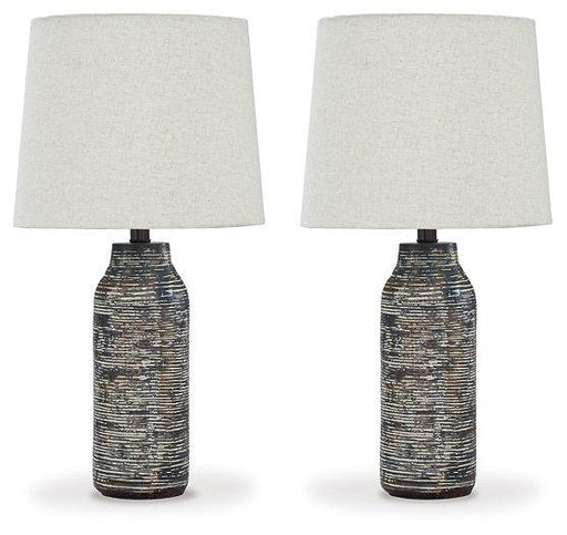 Mahima Table Lamp (Set of 2) Table Lamp Pair Ashley Furniture