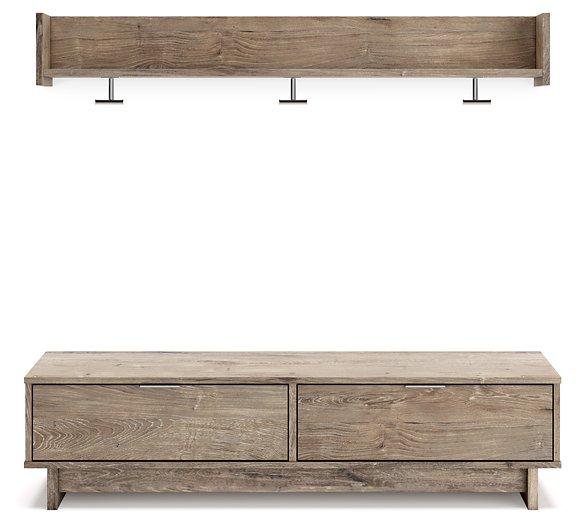 Oliah Bench with Coat Rack Coat Rack Ashley Furniture