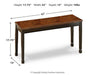 Owingsville Dining Bench Bench Ashley Furniture