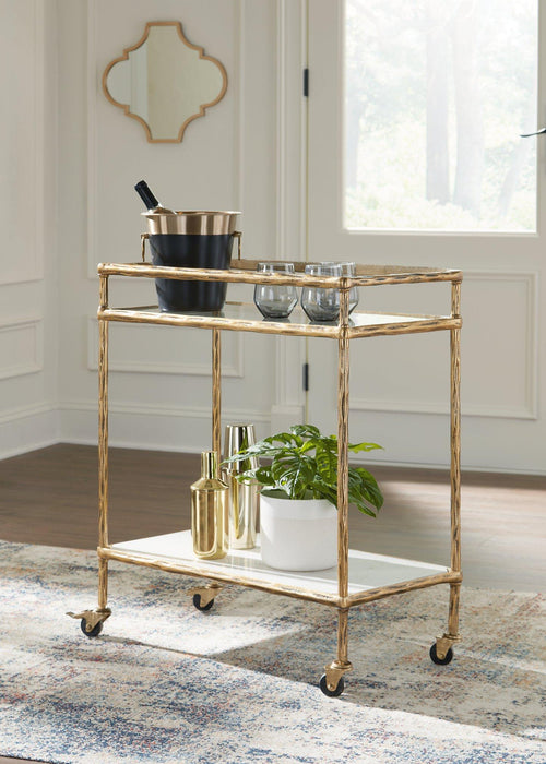 Plattfield Bar Cart Bar Cart Ashley Furniture