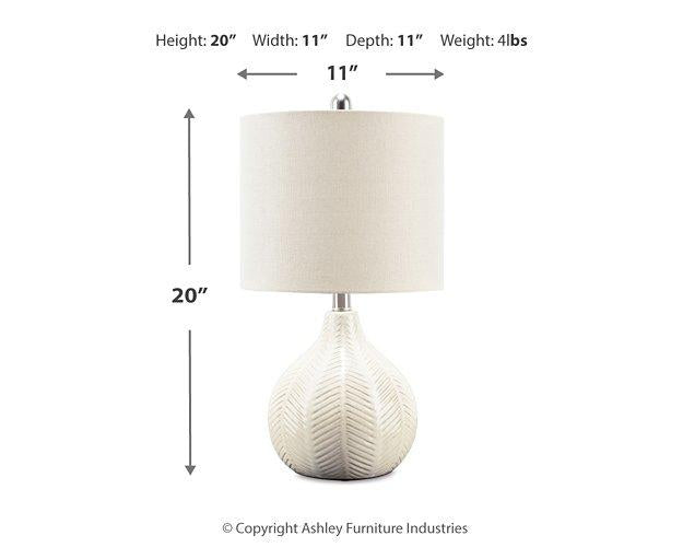 Rainermen Table Lamp Table Lamp Ashley Furniture