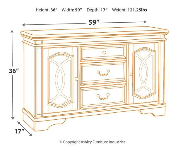 Realyn Dining Server Server Ashley Furniture