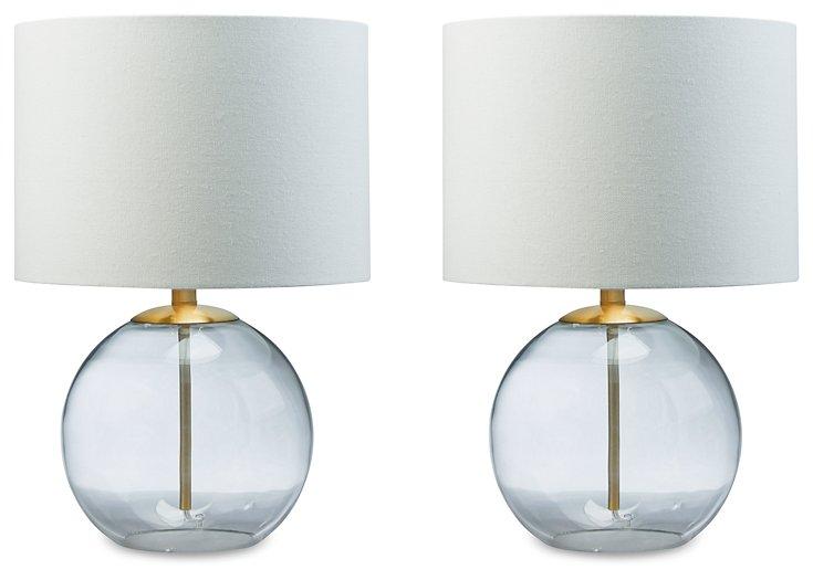 Samder Lamp Set Table Lamp Set Ashley Furniture