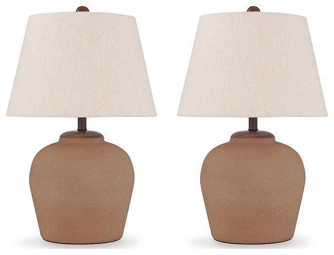 Scantor Lamp Set Table Lamp Set Ashley Furniture