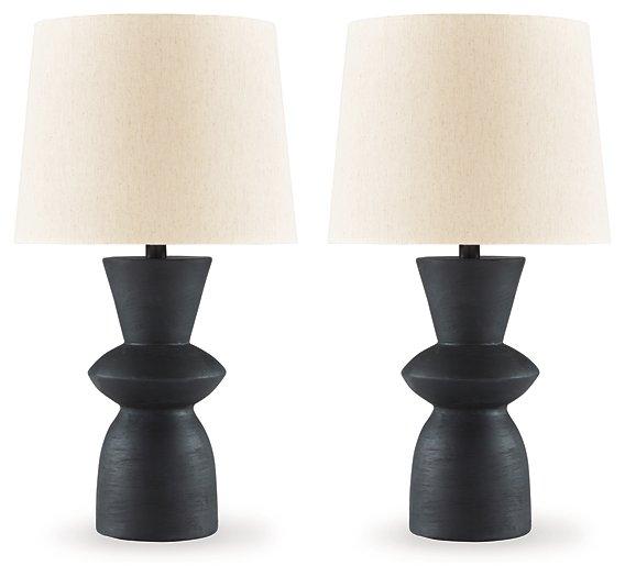 Scarbot Table Lamp (Set of 2) Table Lamp Pair Ashley Furniture