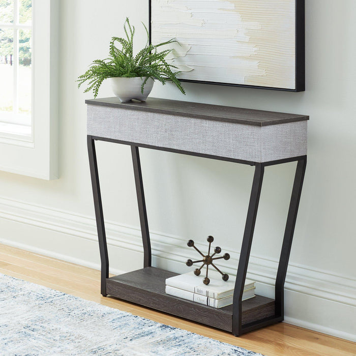 Sethlen Console Sofa Table with Speaker Table Ashley Furniture