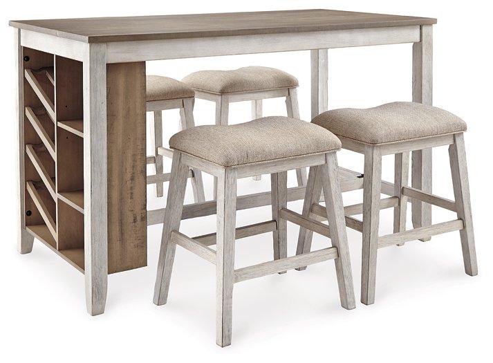 Skempton Counter Height Dining Set Barstool Set Ashley Furniture