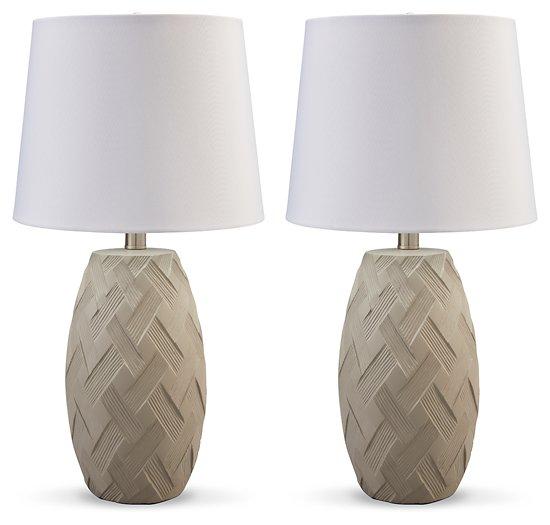 Tamner Table Lamp (Set of 2) Table Lamp Pair Ashley Furniture