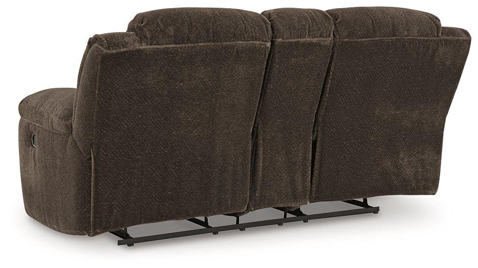 Frohn Reclining Loveseat with Console Loveseat Ashley Furniture