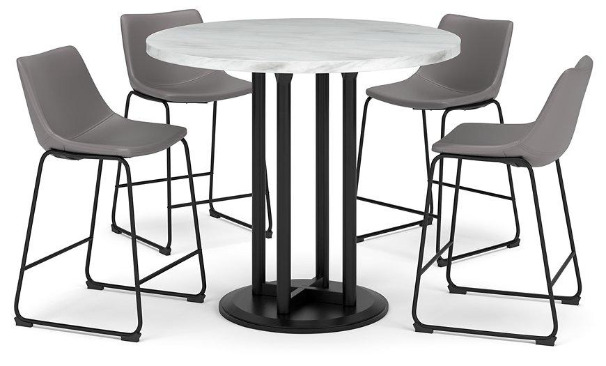 Centiar Counter Height Dining Set Barstool Set Ashley Furniture