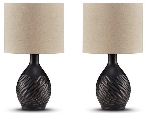 Garinton Lamp Set Table Lamp Set Ashley Furniture