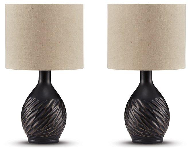 Garinton Lamp Set Table Lamp Set Ashley Furniture