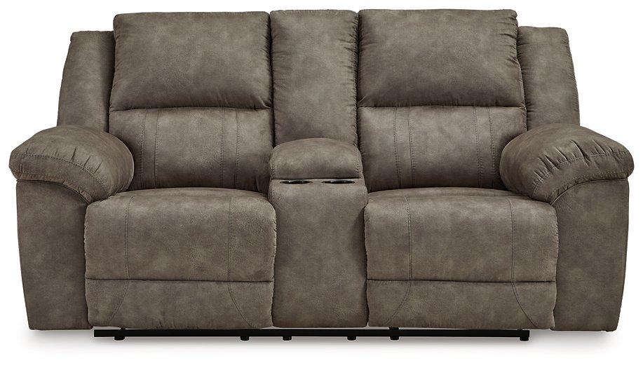 Laresview Reclining Loveseat with Console Loveseat Ashley Furniture