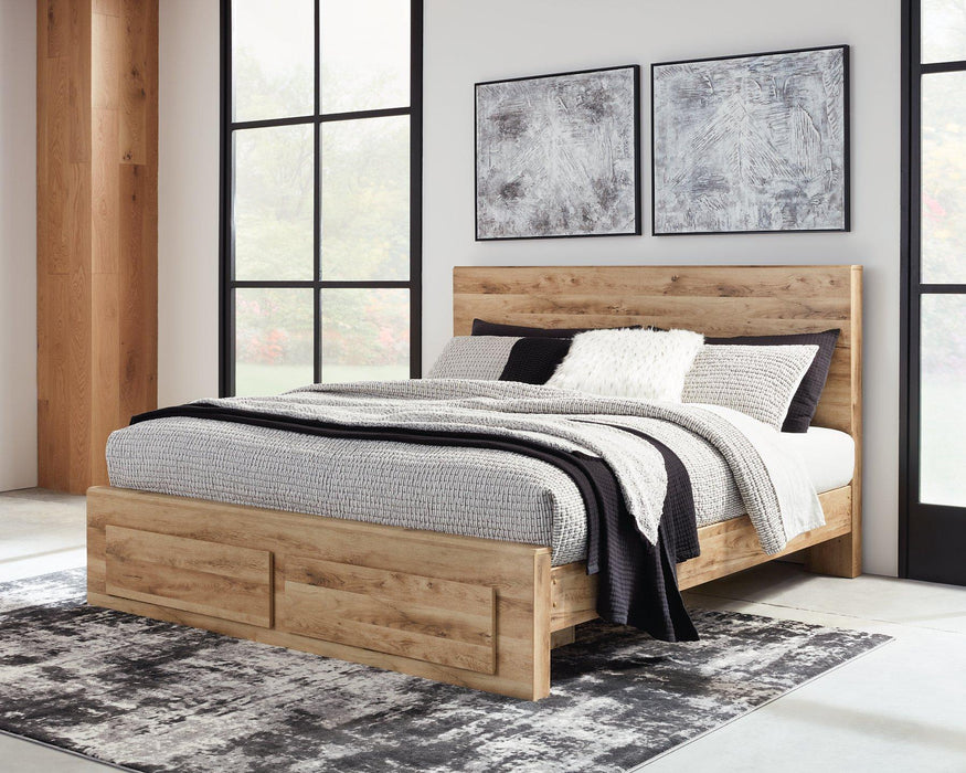 Hyanna Panel Storage Bed Bed Ashley Furniture