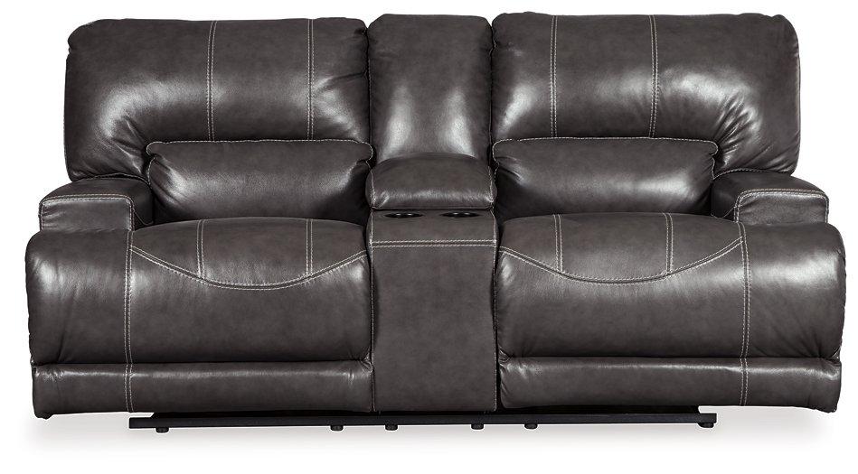 McCaskill Reclining Loveseat with Console Loveseat Ashley Furniture