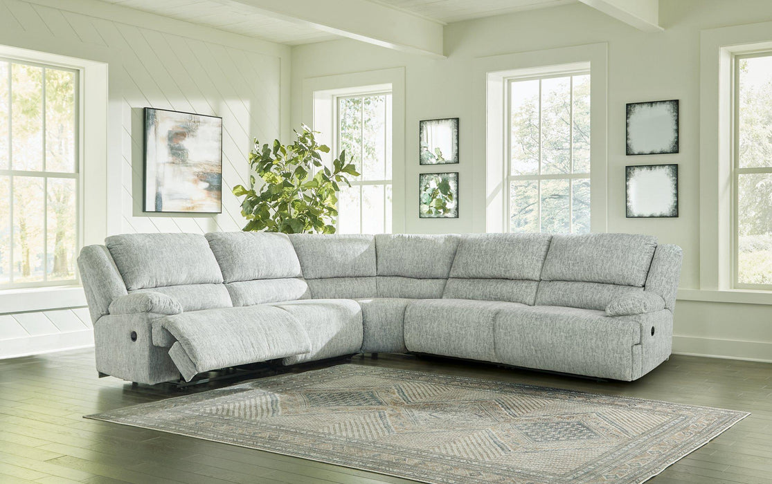 McClelland Reclining Sectional Sectional Ashley Furniture