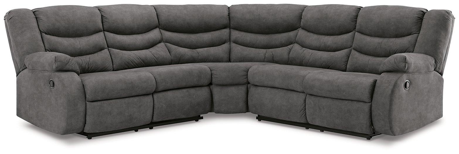 Partymate 2-Piece Reclining Sectional Sectional Ashley Furniture