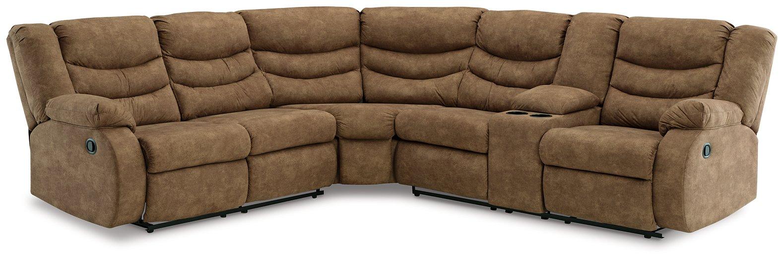 Partymate 2-Piece Reclining Sectional Sectional Ashley Furniture