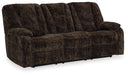 Soundwave Reclining Sofa with Drop Down Table Sofa Ashley Furniture