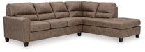 Navi 2-Piece Sectional Sofa Sleeper Chaise Sectional Ashley Furniture