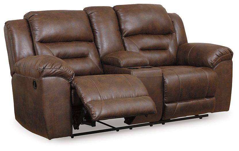 Stoneland Reclining Loveseat with Console Loveseat Ashley Furniture