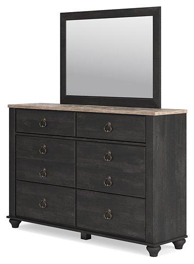 Nanforth Dresser and Mirror Dresser & Mirror Ashley Furniture