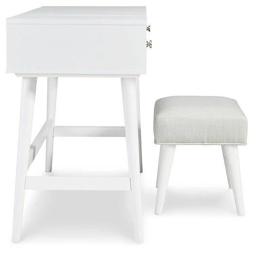 Thadamere Vanity with Stool Vanity Ashley Furniture