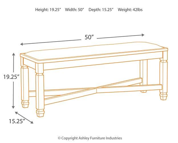 Tyler Creek Dining Bench Bench Ashley Furniture