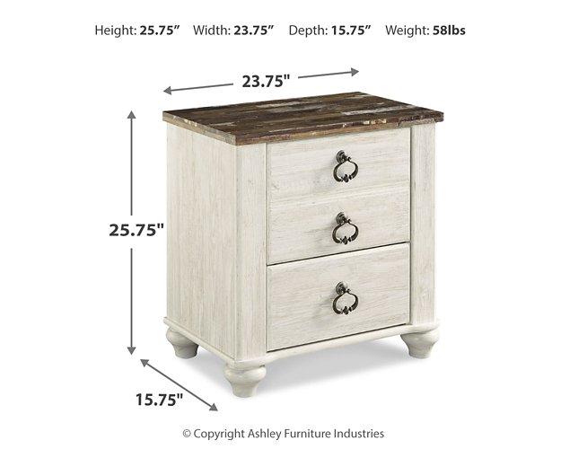 Willowton Nightstand Nightstand Ashley Furniture