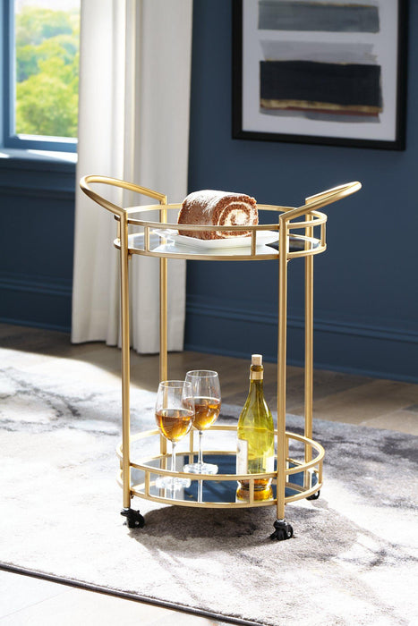 Wynora Bar Cart Bar Cart Ashley Furniture