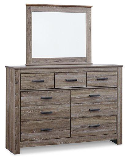 Zelen Dresser and Mirror Dresser & Mirror Ashley Furniture