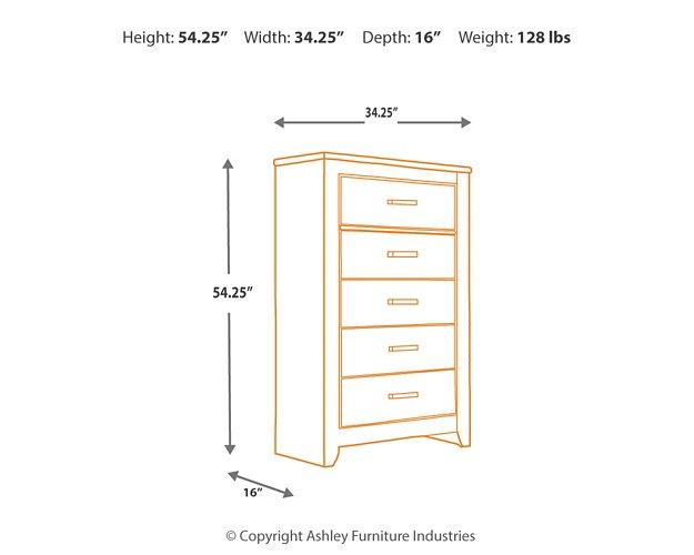 Zelen Chest of Drawers Chest Ashley Furniture