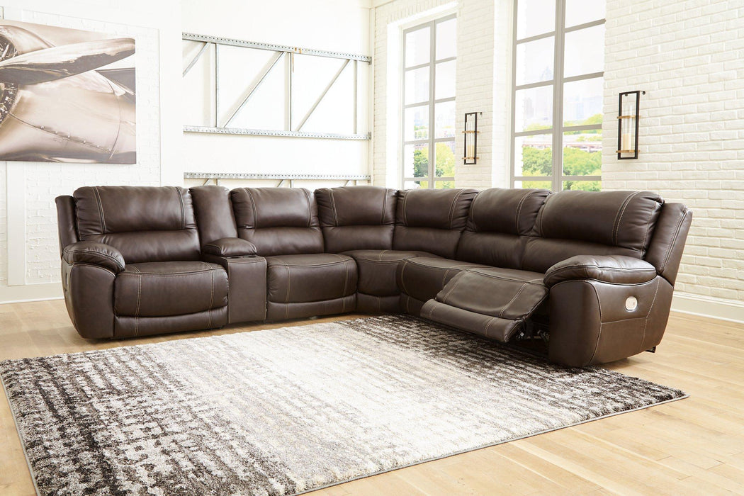 Dunleith 6-Piece Sectional w/ Recliner Living Room Set Ashley Furniture