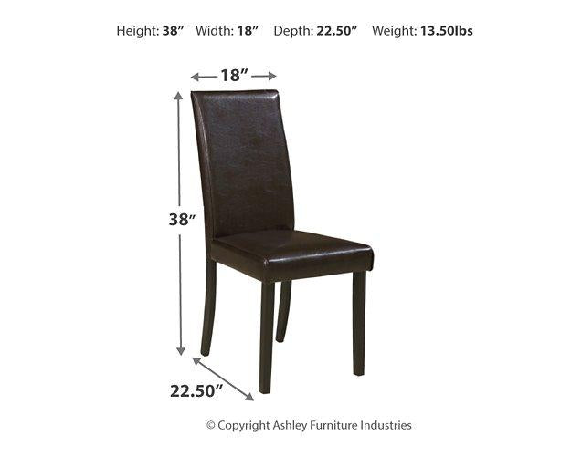 Kimonte Dining Chair Dining Chair Ashley Furniture