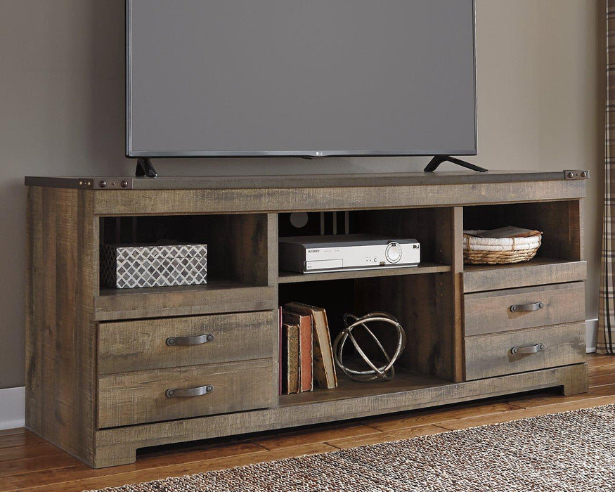 Trinell 63" TV Stand with Electric Fireplace TV Stand Ashley Furniture