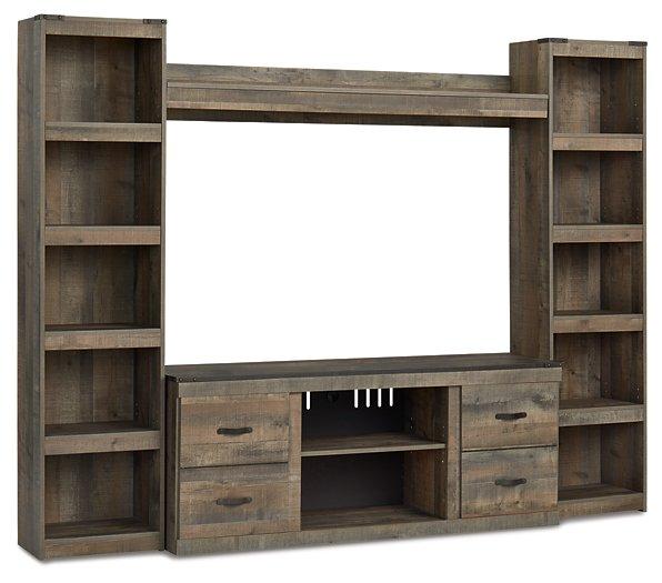 Trinell 4-Piece Entertainment Center Entertainment Center Ashley Furniture