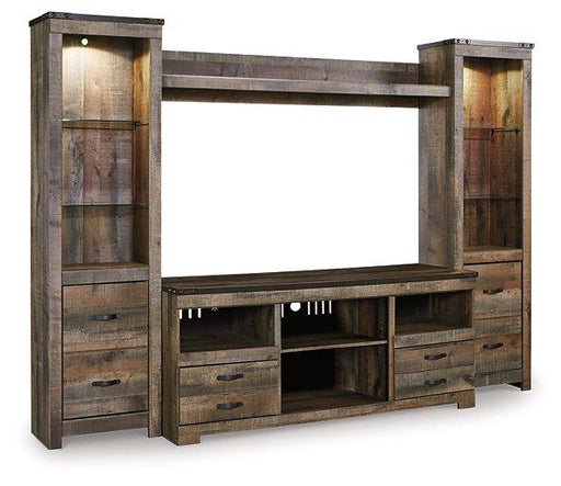 Trinell 4-Piece Entertainment Center Entertainment Center Ashley Furniture