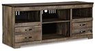 Trinell 3-Piece Entertainment Center Entertainment Center Ashley Furniture