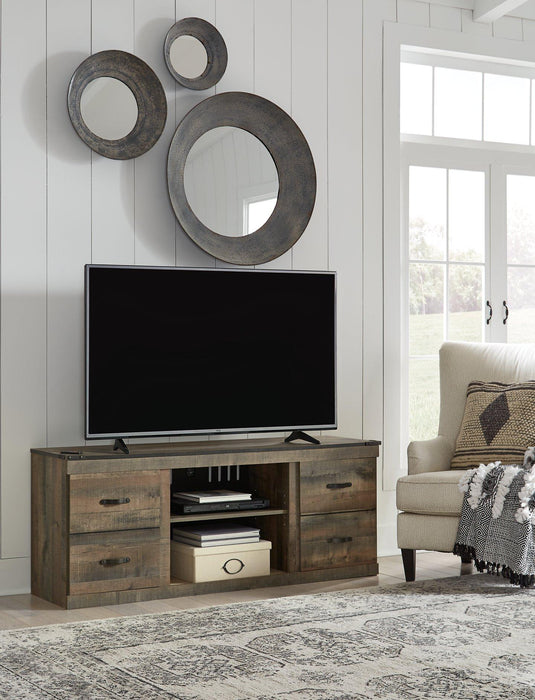 Trinell 4-Piece Entertainment Center with Electric Fireplace Entertainment Center Ashley Furniture