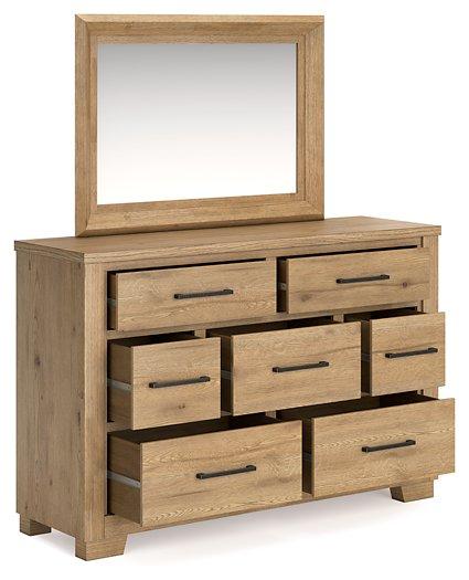 Galliden Dresser and Mirror Dresser & Mirror Ashley Furniture