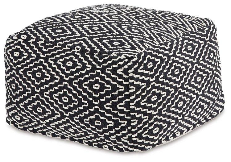 Jasett Pouf Pouf Ashley Furniture