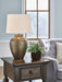 Madney Lamp Set Table Lamp Set Ashley Furniture