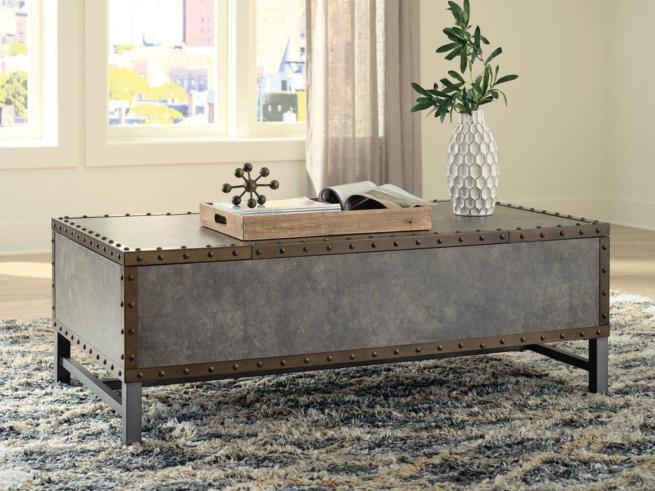 Derrylin Lift-Top Coffee Table Cocktail Table Lift Ashley Furniture