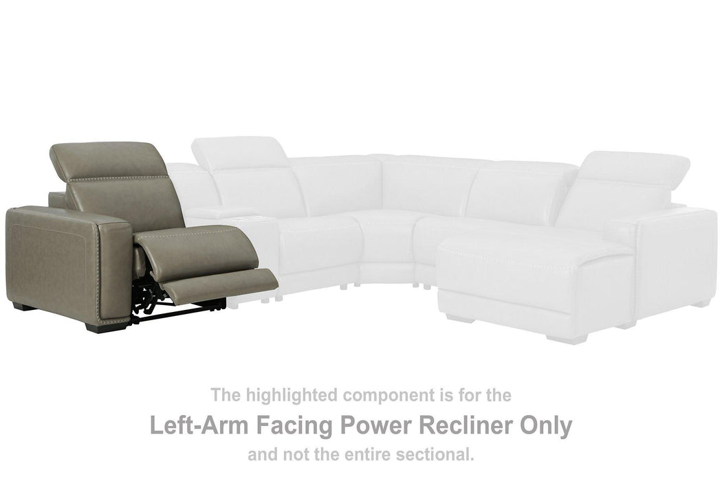 Correze Power Reclining Sectional with Chaise Sectional Ashley Furniture