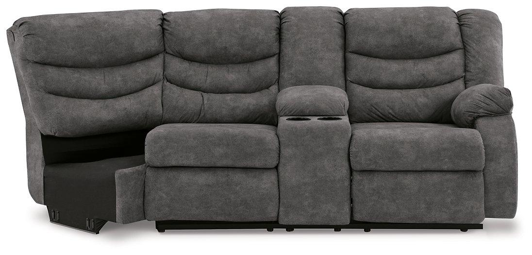 Partymate 2-Piece Reclining Sectional Sectional Ashley Furniture